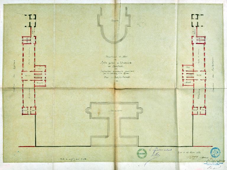 Ancien asile d'aliénés, puis hôpital psychiatrique, puis centre hospitalier spécialisé (CHS), dit établissement public de santé mentale des Flandres