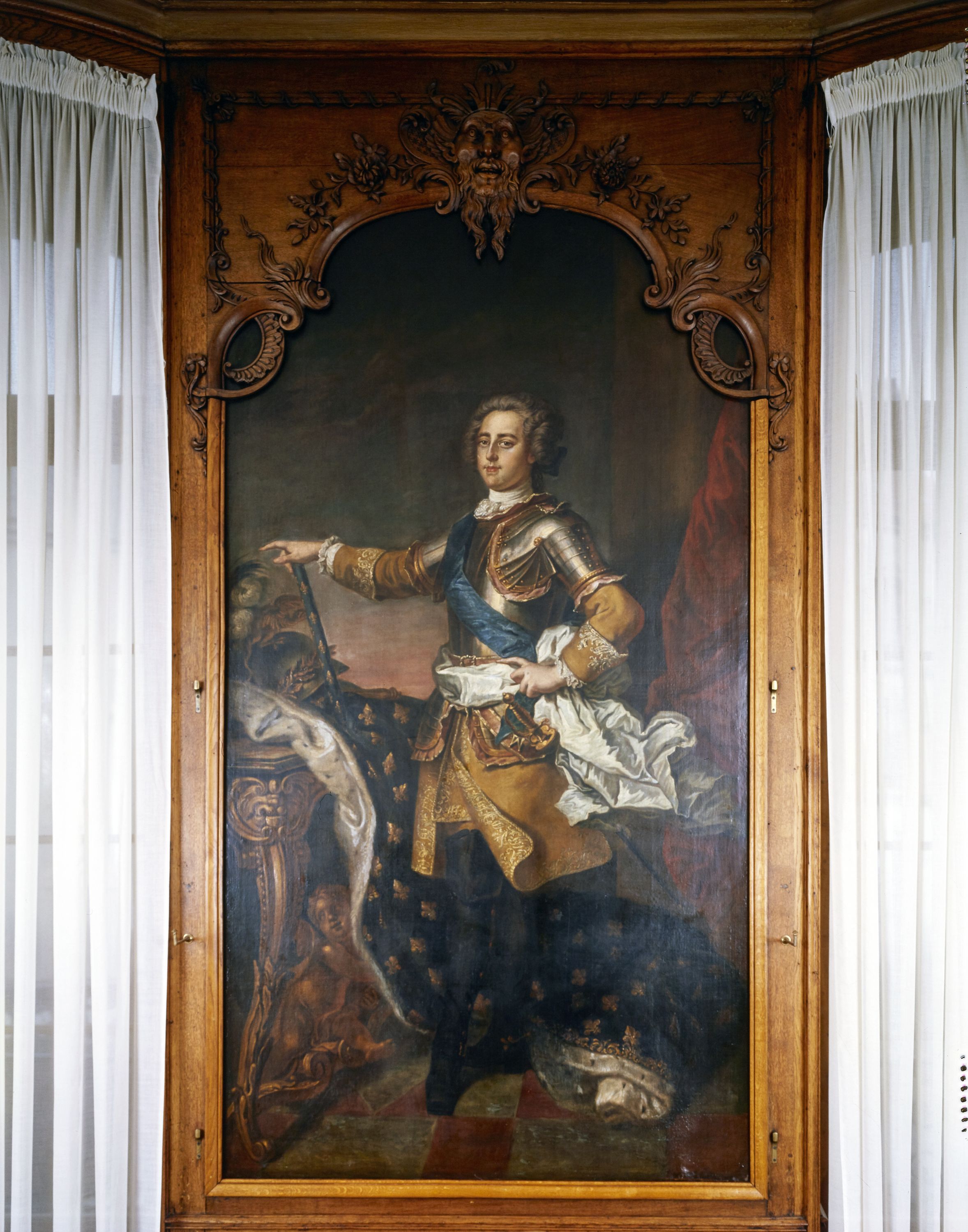 tableau : portrait de Louis XV adolescent