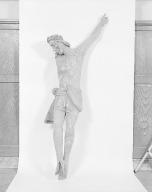 Statue (petite nature) : Christ en croix