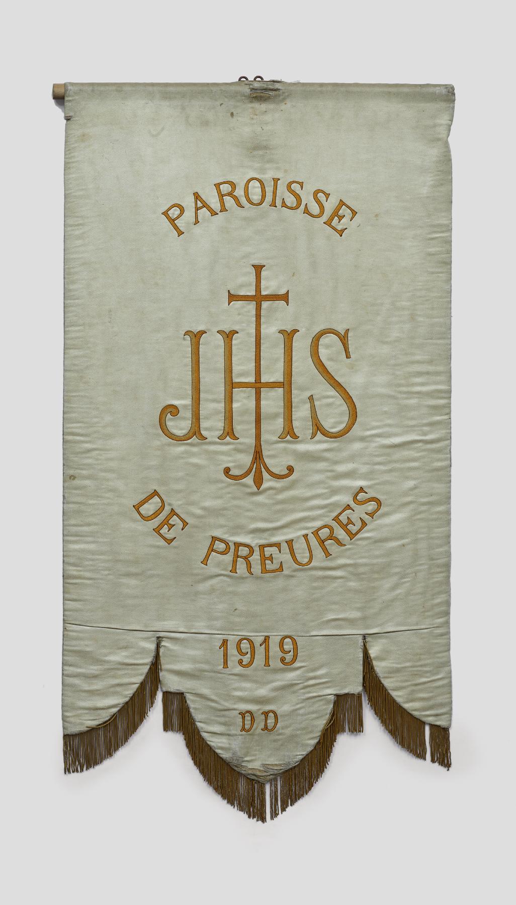 Bannière de procession : Sacré-Cœur de Jésus (n°2)