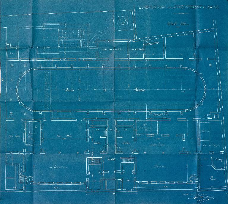 Piscine et bains publics, dits école de natation, actuellement Institut du Monde Arabe-Tourcoing