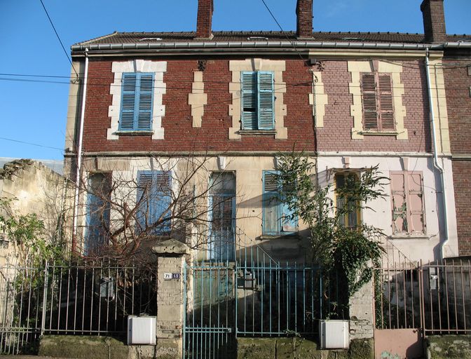 Anciennes maisons d'ouvriers de l'usine Montupet à Nogent-sur-Oise