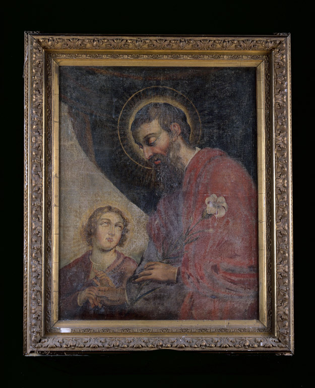 Tableau : saint Joseph et l'Enfant Jésus