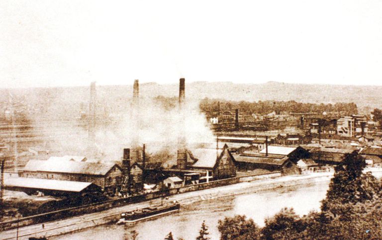 Ancienne malterie Gaytte et Duluard, puis usine métallurgique de la Société des Usines à zinc, puis de la Société anonyme des Mines et Fonderies de la Vieille-Montagne