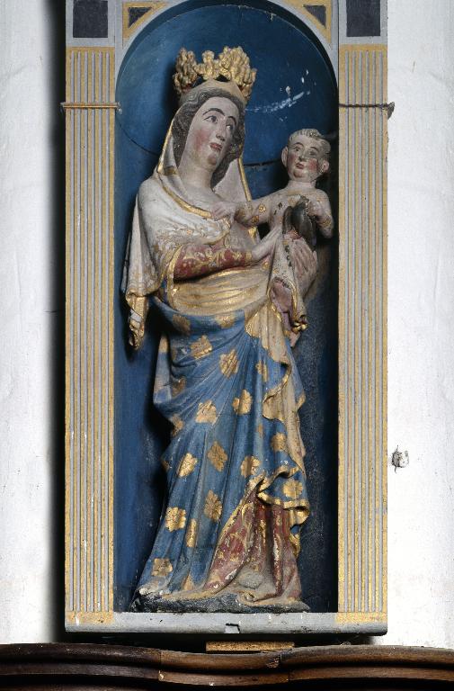 Statue (petite nature) : Vierge à l'Enfant (n° 1)