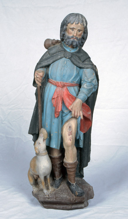 Statue (demi-nature) : saint Roch