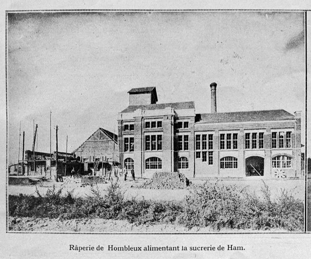 Ancienne râperie de betteraves de la Société Industrielle et Agricole de la Somme (S.I.A.S.), puis de la Compagnie Nouvelle des Sucreries Réunies (C.N.S.R.)