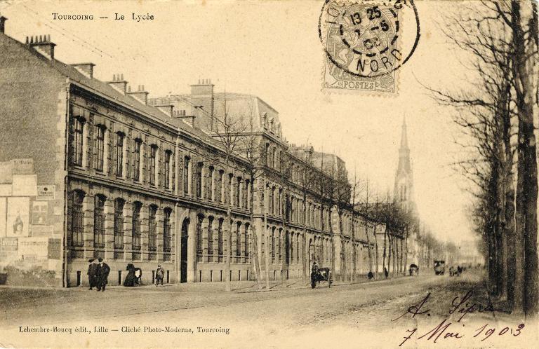 Lycée Gambetta, Tourcoing - Façade principale