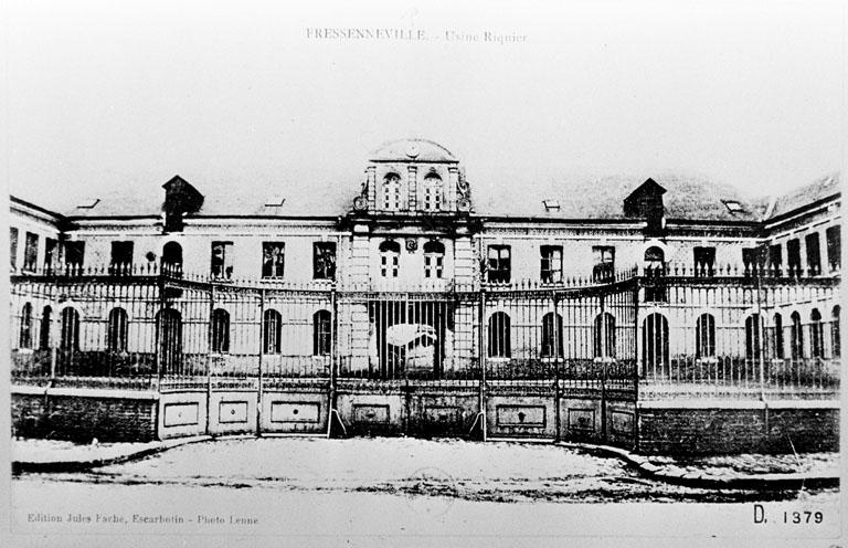 Ancienne usine de serrurerie et fonderie Charles Guerville, puis Ch. Guerville Fils et Riquier Frères, puis Guerville, Riquier et Cie puis usine de serrurerie Bricard