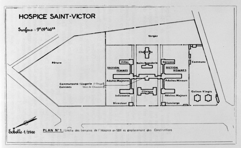 Hospice Saint-Victor, actuellement clinique ophtalmologique d'Amiens