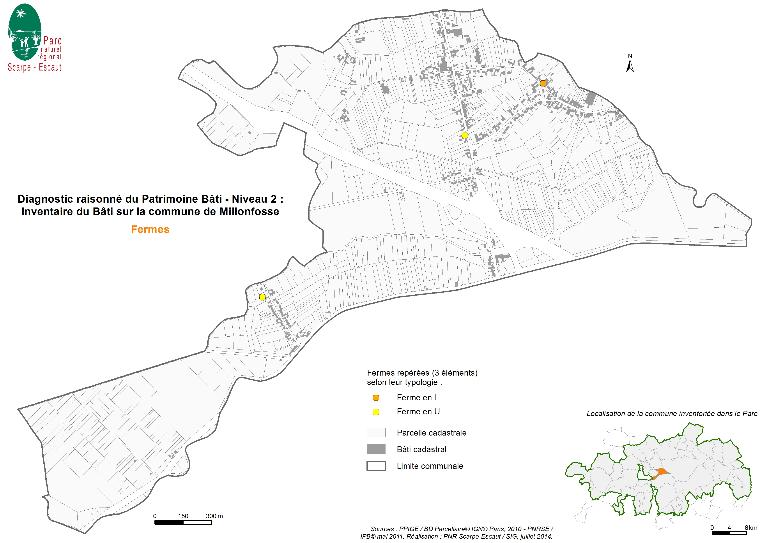 Le territoire communal de Millonfosse