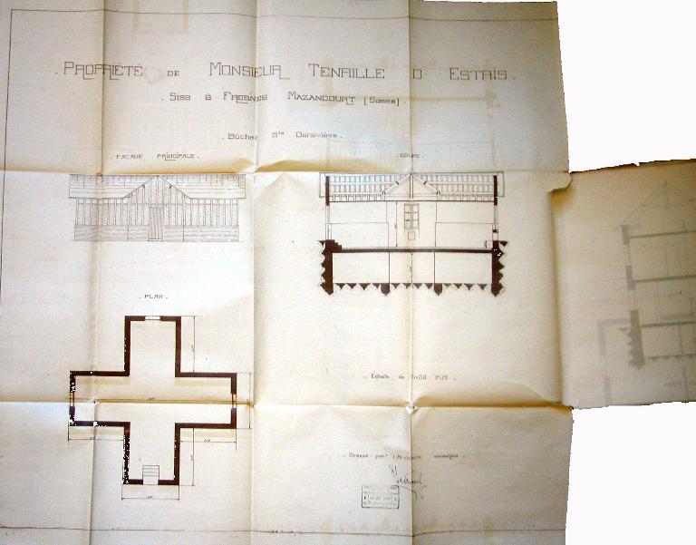 Demeure, dite château de Fresnes à Fresnes-Mazancourt