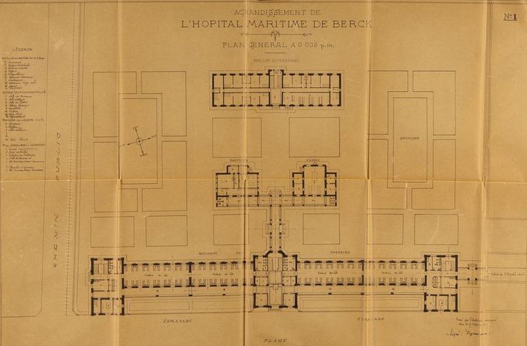 hôpital marin dit hôpital Napoléon, puis grand hôpital maritime