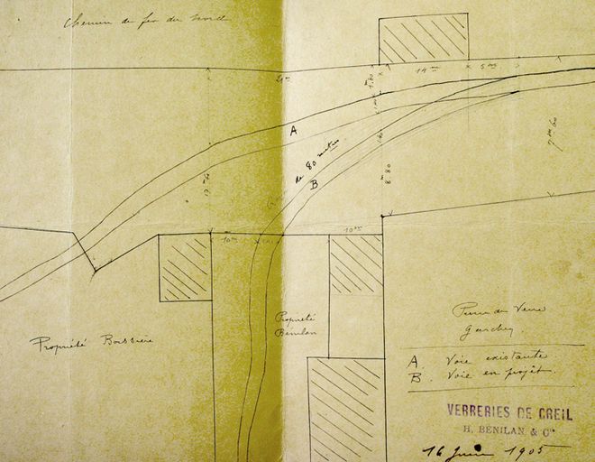 Ancienne verrerie de la Société des Verreries de l'Oise, puis usine de construction mécanique Somenor (Société Métallurgique du Nord)