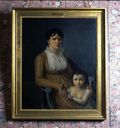 Tableau : Portrait de femme avec une petite fille