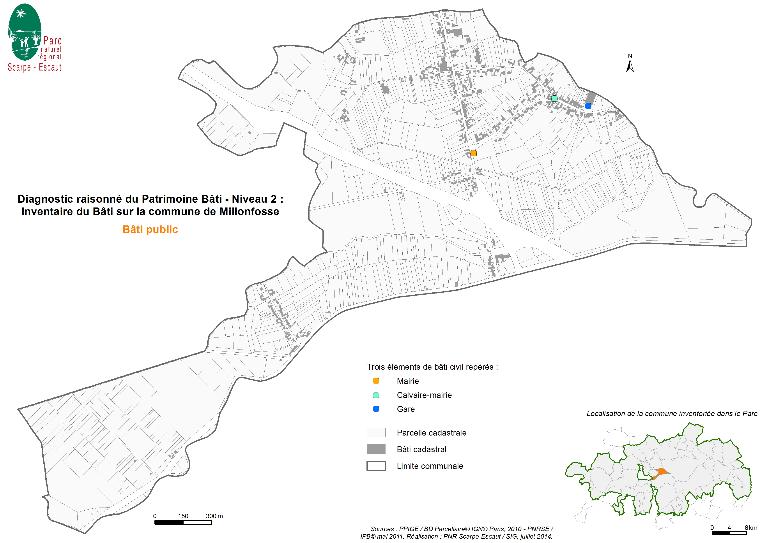 Le territoire communal de Millonfosse