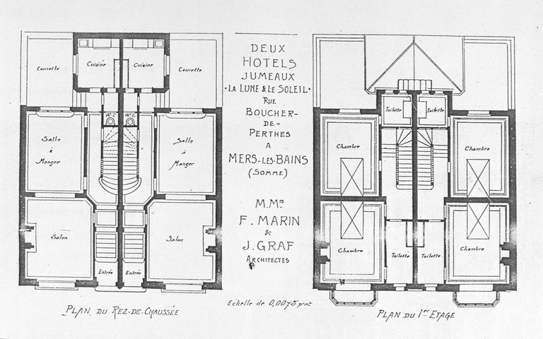 Maison à deux logements accolés, dite La Lune et Le Soleil