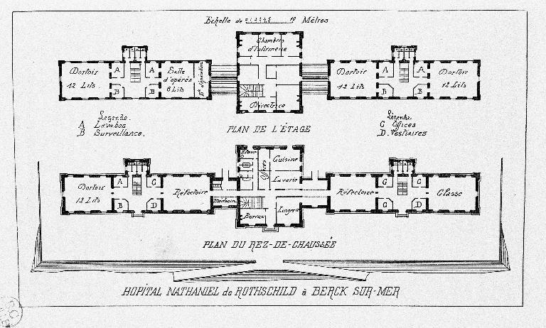 Ancien hôpital marin, dit hôpital Nathaniel-de-Rothschild, puis hôpital Jalaguier (détruit)