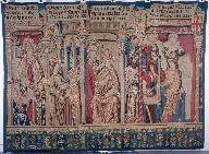 Pièce murale : La succession de saint Pierre, les Machinations de Simon le Magicien et Néron