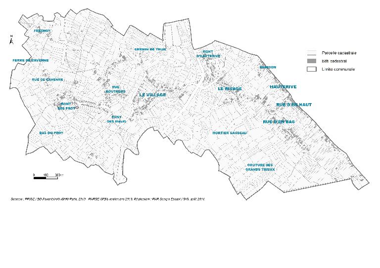 Le territoire communal de Nivelle