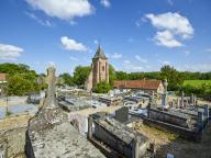 Ancienne église paroissiale Saint-Jean de Caubert et cimetière, actuellement cimetière de Mareuil-Caubert