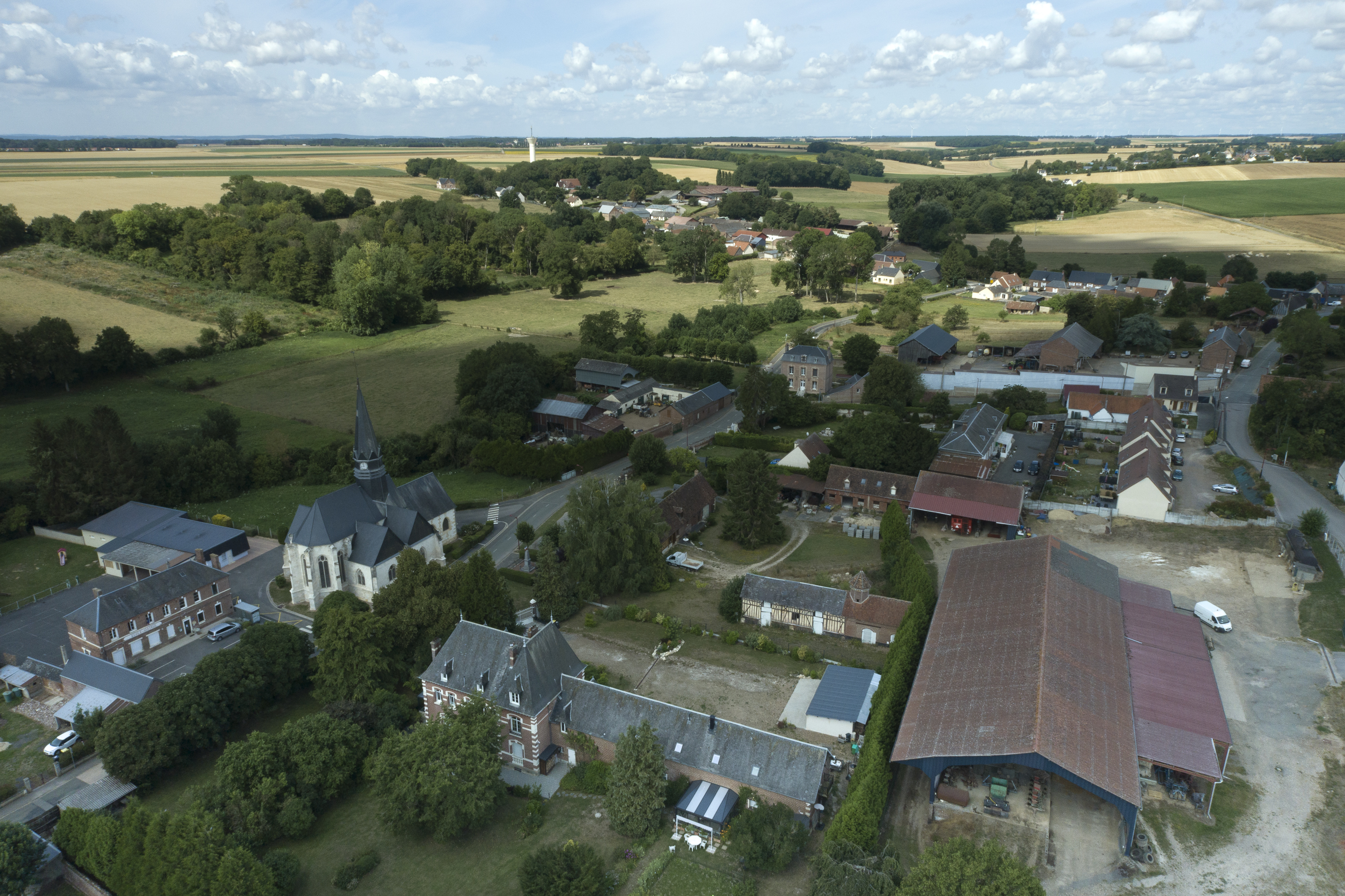 Le village de Reuil-sur-Brêche