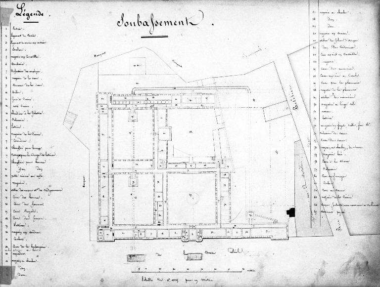 Ancien hôpital général de Lille, puis hospice dit hospice général (actuellement école de commerce)