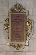 Plaque commémorative (détruite) de Maurice-Quentin de La Tour