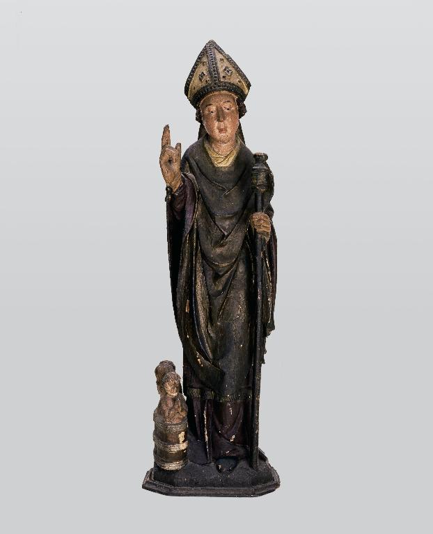 Statue (demi-nature) : saint Nicolas