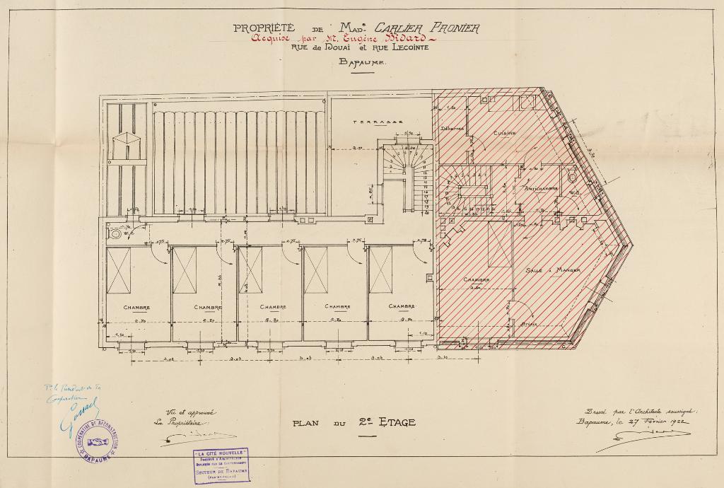 Immeuble à logements, ancienne maison et cabinet d'architecte d'Eugène Bidard et ses associés