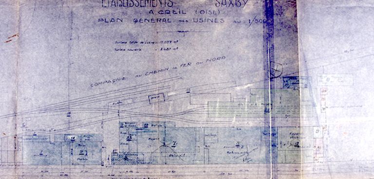 Ancienne usine de matériel ferroviaire Saxby et Farmer, puis usine de transformation des métaux ECRIM, devenue entreprise de transport