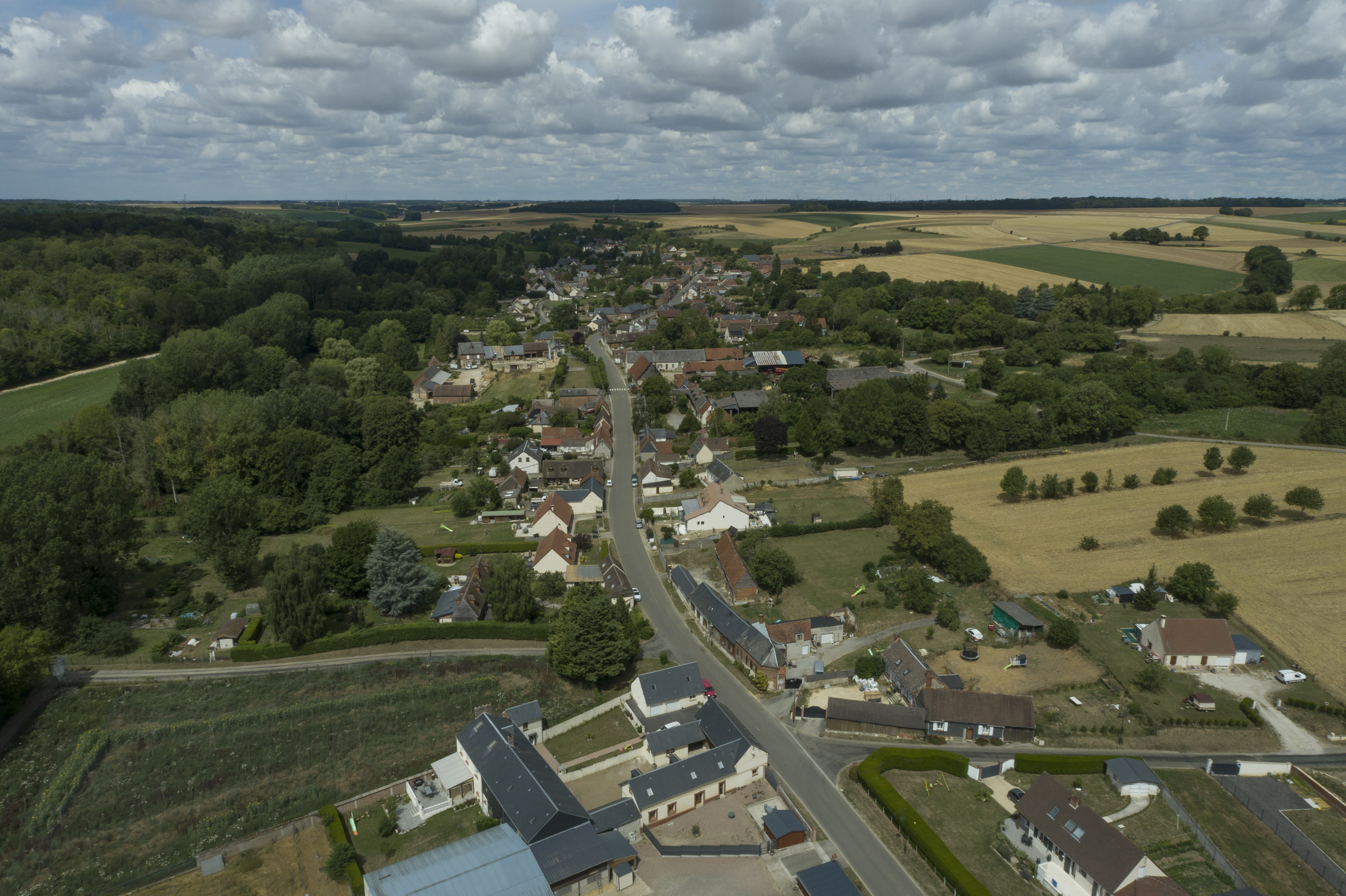 Le village de Montreuil-sur-Brêche