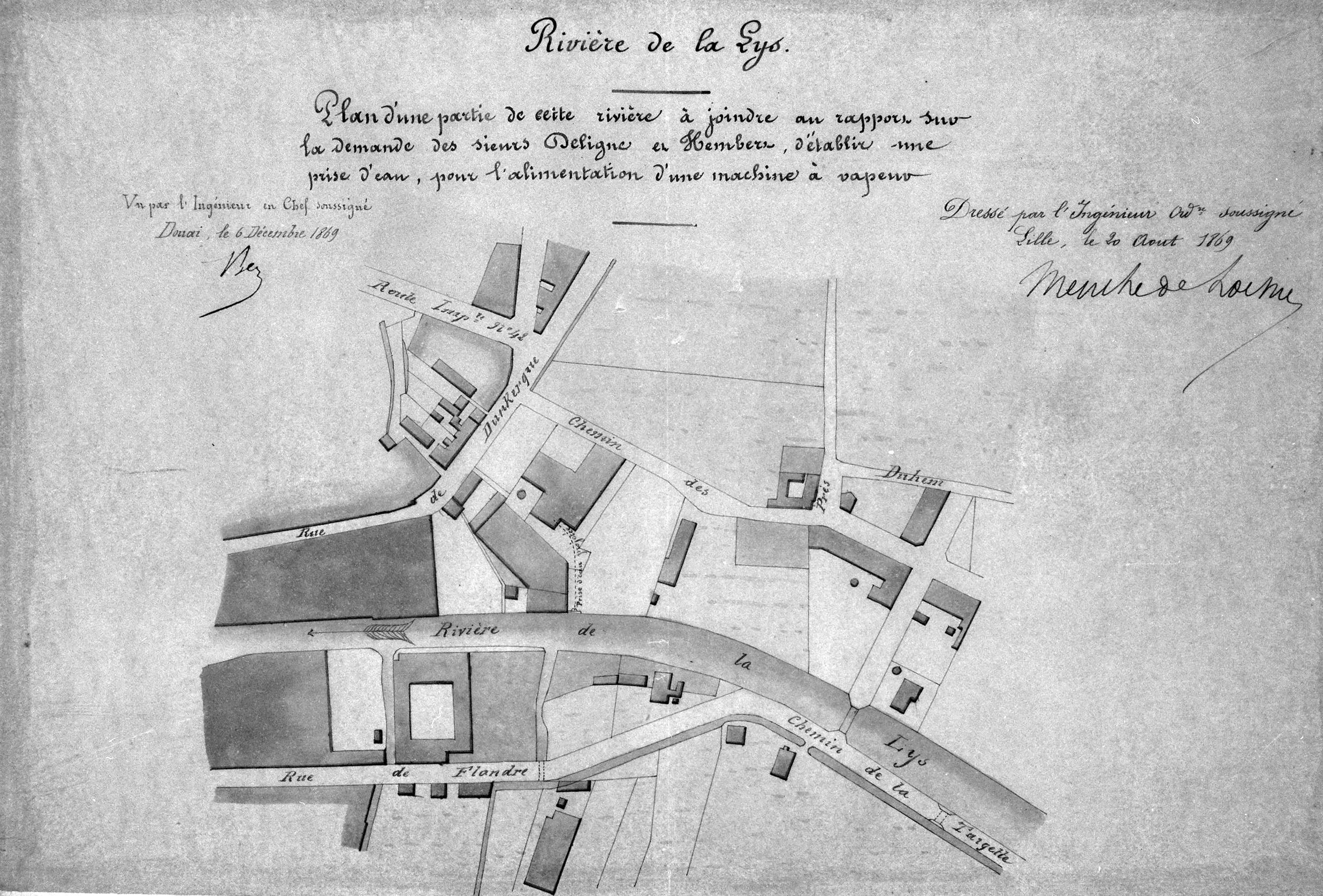 Tissage Deligne et Hembert, puis usine de confection Rogeau Aîné