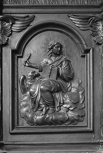 Quatre hauts-reliefs : les quatre évangélistes