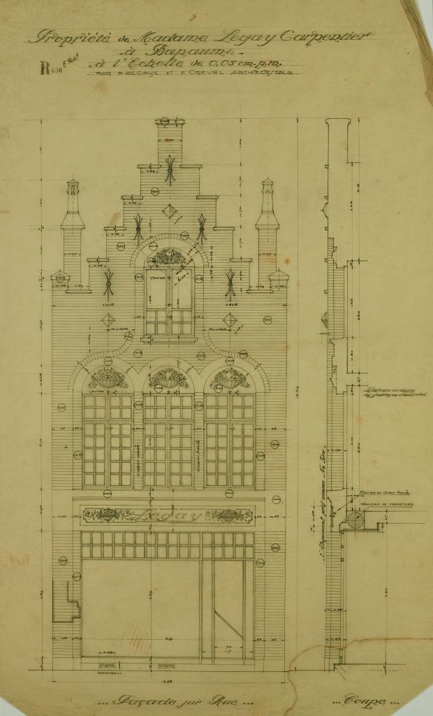 Maison à boutique, ancienne propriété de Mme Legay-Carpentier