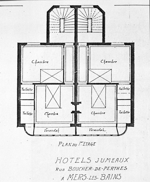 Maison à deux logements accolés, dite Villa Hélèna et Villa Jan