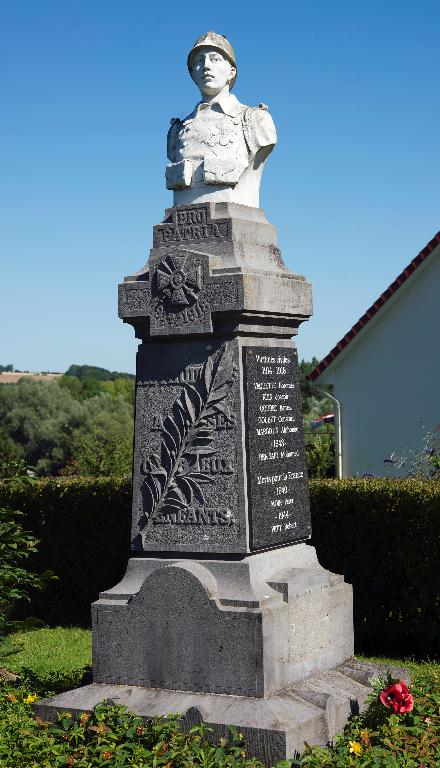 Le monument aux morts d'Authuille