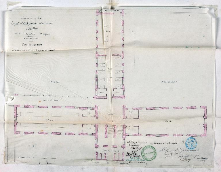 Ancien asile d'aliénés, puis hôpital psychiatrique, puis centre hospitalier spécialisé (CHS), dit établissement public de santé mentale des Flandres