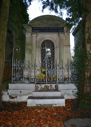 Tombeau (chapelle) des familles Lenormand-Capentier-Piolé et Priolet [anciennement Lefèvre-Levert]