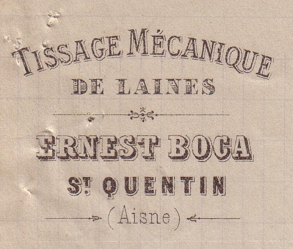 Ancienne usine de blanchiment et de teinturerie Lefranc, tissage de laine Boca-Wulvérick, ateliers de réparation Raymond Piot et Cie