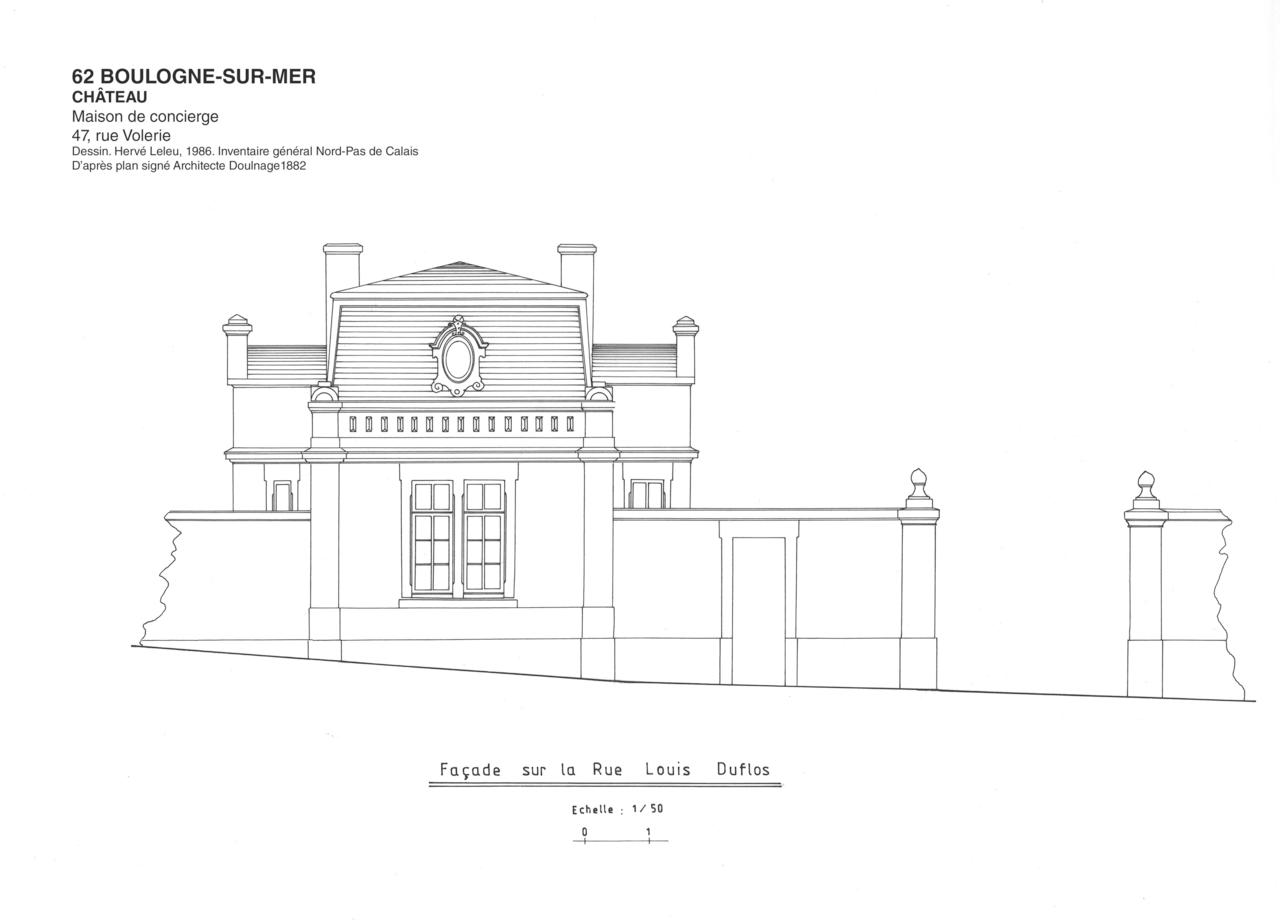 Maison de concierge du château Beau Repaire, actuellement centre de formation du Home Beaurepaire