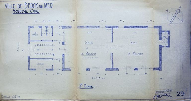 Ancien hôpital marin, dit maison Cornu pour garçons, devenu hôpital Bouville 1, puis sanatorium ou clinique orthopédique Lemaire, enfin centre de post-cure et de réadaptation fonctionnelle, dit centre La Mollière