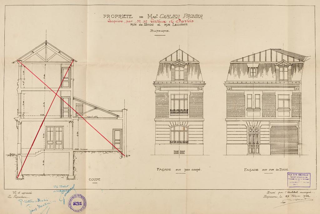 Immeuble à logements, ancienne maison et cabinet d'architecte d'Eugène Bidard et ses associés