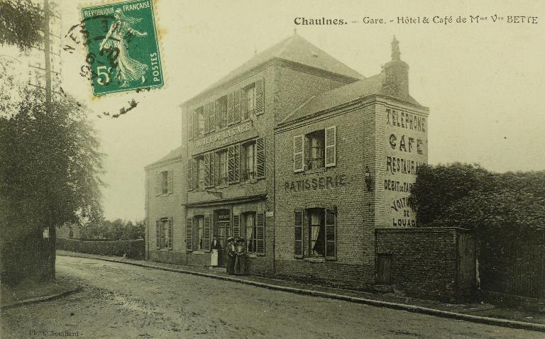 Ancien Hôtel de la Gare, à Chaulnes