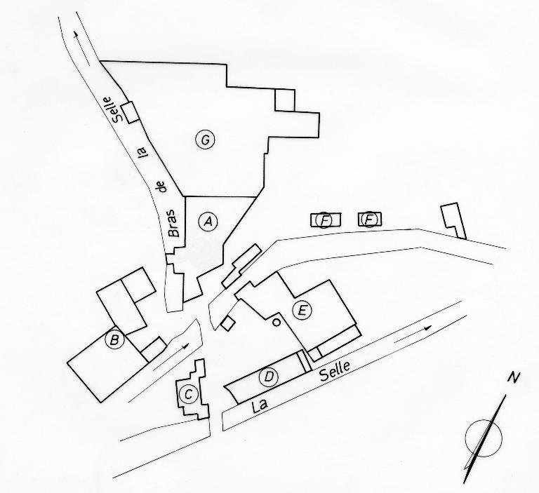 Anciens moulins à farine et moulins à bois, puis filature Arquembourg, Saint-Frères, Otto-Petersen, manufacture de laines Renaissance, devenue usine de gaz comprimés, dite Oxygène de Picardie (vestiges)