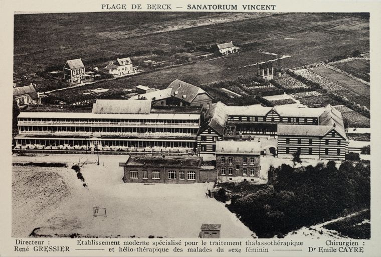 Ancien hôpital marin, dit maison Cornu pour filles, puis sanatorium Parmentier, enfin sanatorium Vincent (détruit)