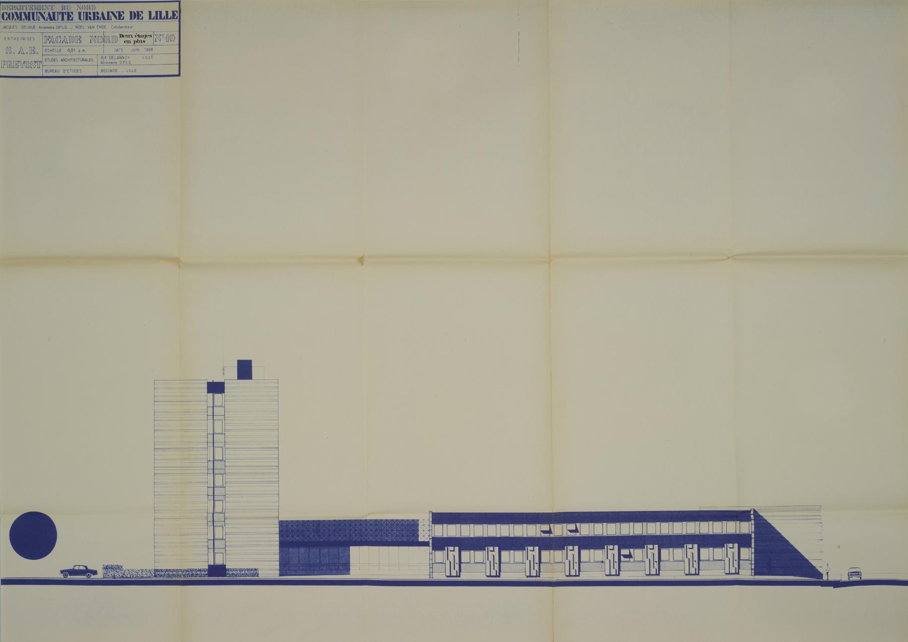 Ancien hôtel communautaire de la Communauté Urbaine de Lille (CUDL), dit siège de la Métropole Européenne de Lille (MEL)