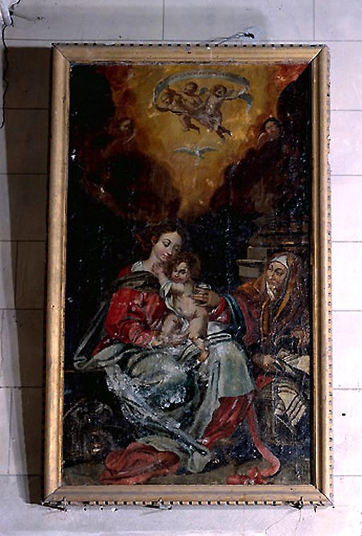 Tableau : Sainte Anne, la Vierge et l'Enfant Jésus