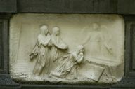 Haut-relief : Les Saintes Femmes au tombeau