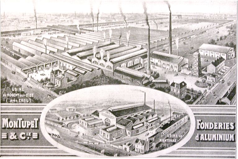 Ancienne fonderie de cuivre, de bronze et d'aluminium Montupet (détruit)